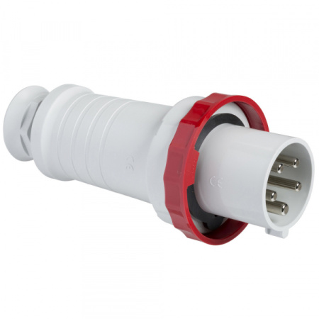 Schneider Electric PratiKa Вилка кабельная, винтовой зажим, 63А 3P+N+E IP67 380В