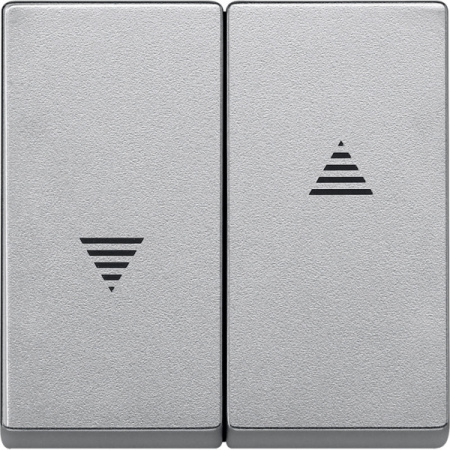 Schneider Electric Merten SM Алюминий Клавиша 2-ая жалюзийная