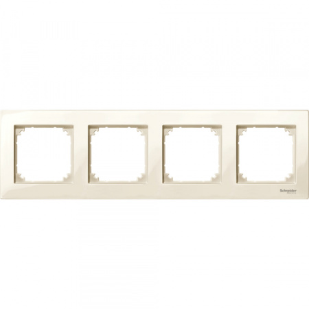Schneider Electric Merten SM M-Plan Беж глянец Рамка 4-ая