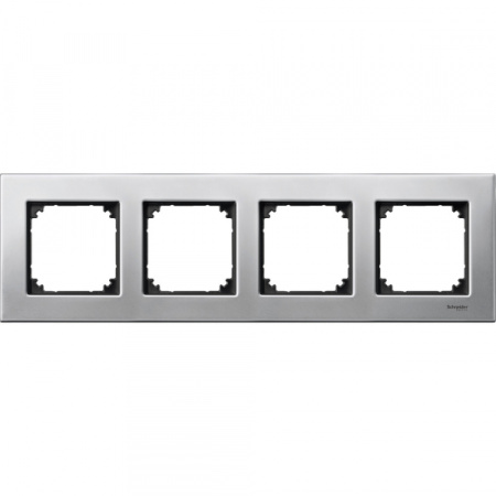 Schneider Electric Merten SM M-Elegance Платина серебро Рамка 4-ая