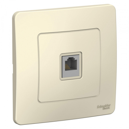 Systeme Electric Blanca внутр Молочная Розетка ТЛФ RJ11