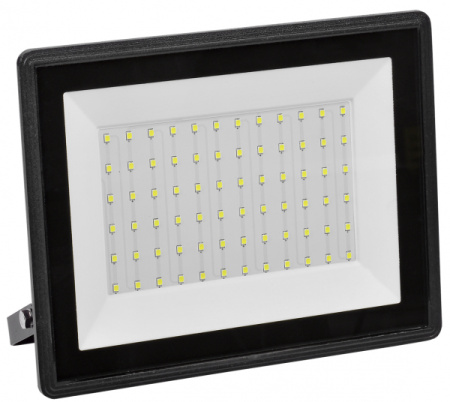 IEK Черный Прожектор LED СДО 06-100 IP65 6500 K