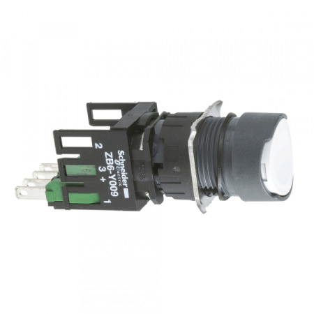 Schneider Electric Кнопка 16мм белая с возвратом XB6AA11B