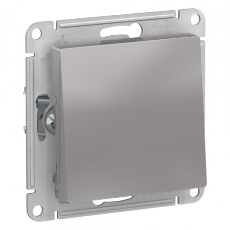 Systeme Electric AtlasDesign Алюминий Переключатель 1-клавишный, сх.6, 10АХ, механизм