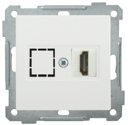 IEK РHDMI-0-Б Розетка HDMI BOLERO белый