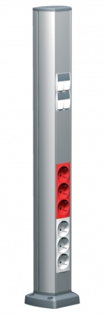 Schneider Electric OptiLine 45 Мини-колонна 1-сторонняя 0,7м анодированное покрытие, алюминий