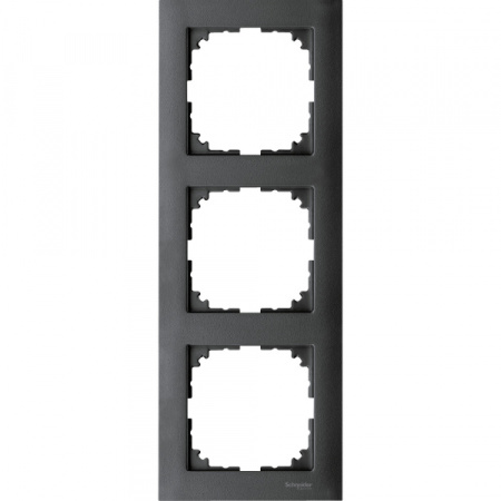 Schneider Electric Merten SM M-Pure Антрацит Рамка 3-ая