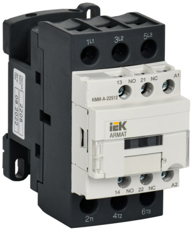 IEK ARMAT Контактор КМИ-А-22512 LC1D 25А 110В/АС3 1НО/1НЗ