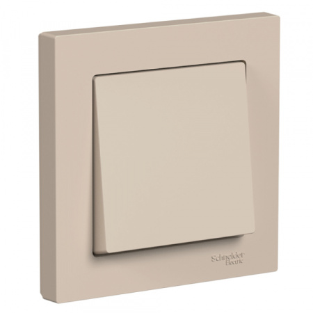 Systeme Electric AtlasDesign Песочный Выключатель 1-клавишный,сх.1, 10АХ, в сборе