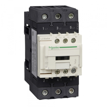 Schneider Electric Contactors D Контактор 3P AC3 440В 65A катушка управления 110В AC 50/60Гц (LC1D65AF7TQ)
