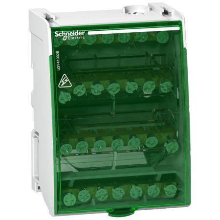 Schneider Electric Acti 9 Блок распределительный винтовой 4P 100А28 отверстий