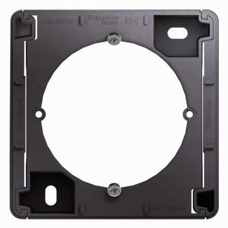 Systeme Electric Glossa Графит Коробка для наружного монтажа