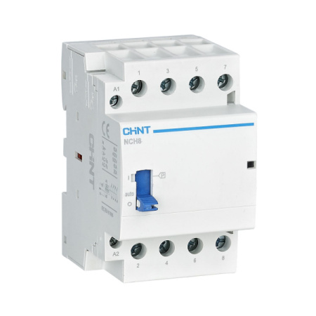 CHINT Контактор модульный с ручн. упр. NCH8-63M/40 AC24В 50/60Гц (R)