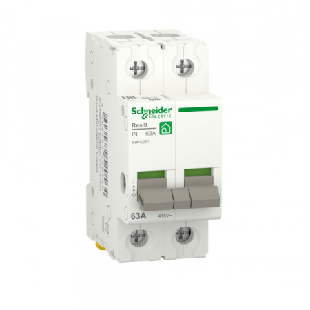 Schneider Electric RESI9 Выключатель нагрузки (мод. рубильник) 63А 2P