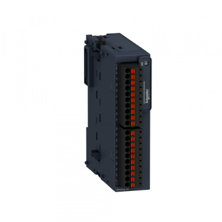 Schneider Electric Аналоговый модуль расширения ТМ3 8 аналоговых входа, пруж.клеммы