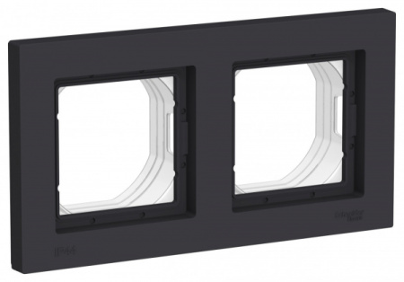Systeme Electric AtlasDesign Aqua Карбон Рамка 2-ая IP44