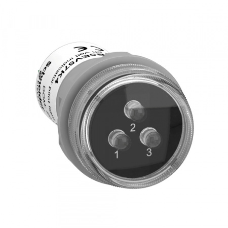 Schneider Electric Лампа сигнальная, 3-хфазн., к-з-ж LED, 400В