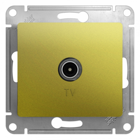 Systeme Electric Glossa Фисташковый Розетка TV оконечная 1DB