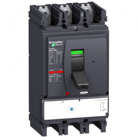 Schneider Electric Compact NSX Автомат защиты двигателя 3P встраиваемый стационарный 500А 220В 36кА с электронным расцепителем