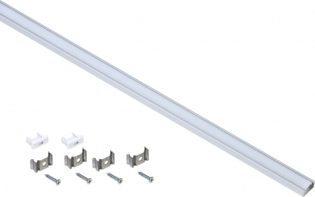 IEK Профиль алюм. для LED ленты 1607 накл. прям. 2м к-т опал
