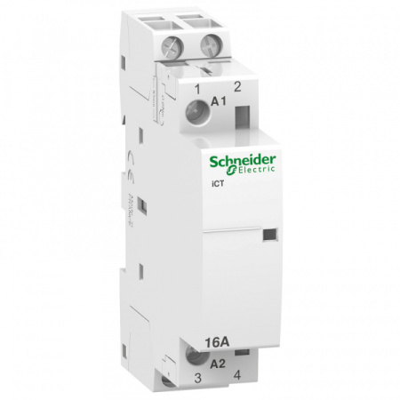 Schneider Electric Acti 9 iCT16A Контактор модульный 2НО 12В АС 50Гц