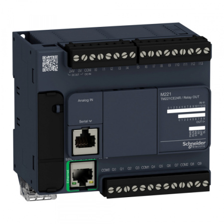 Schneider Electric M238 Блок базовый компактный M221-24IO реле Ethernet