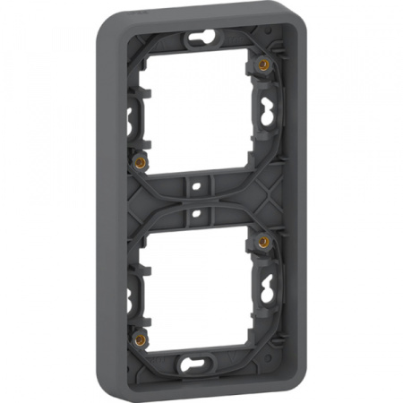 Schneider Electric Mureva Styl Антрацит Рамка 2-ая, вертикальная, IP55