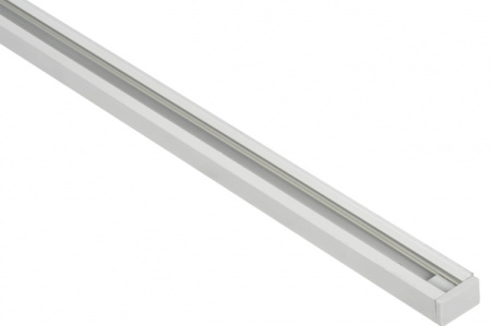 IEK LIGHTING Шинопровод осветительный однофазный 1,5м белый в комплекте с токовводом и заглушкой