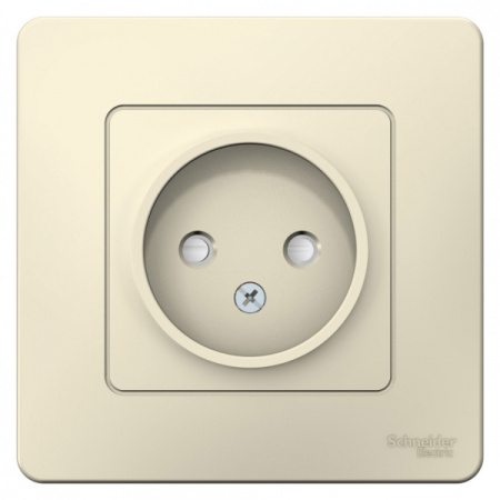 Systeme Electric Blanca внутр Молочная Розетка б/з со шторками, 16А, 250В
