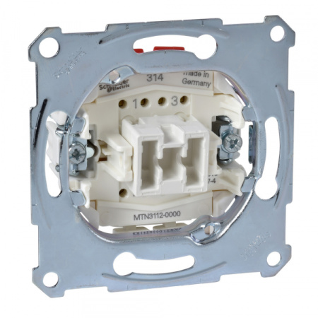 Schneider Electric Merten Механизм QuickFlex Выключателя 1-клавишного 2-полюсного (контрольный)