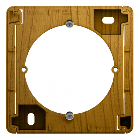 Systeme Electric Glossa Дерево Дуб Коробка наружного монтажа