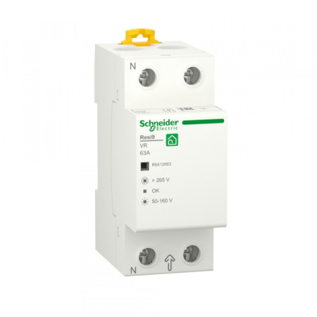 Schneider Electric RESI9 Реле напряжения 63А 1P+N 230В 50Гц