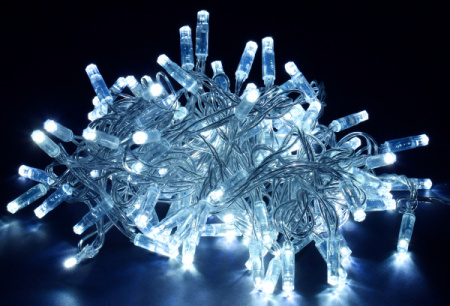 IEK Гирлянда нить 20м 200W IP44 прозрачный 230В кон. 8