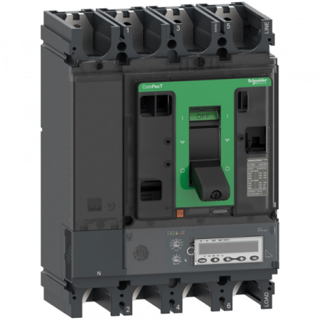 Schneider Electric Выключатель автоматический NSX630HB2 100kA4П4Т 630A6.3E
