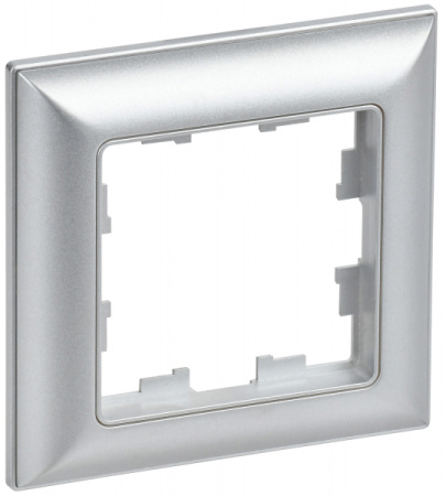 IEK BRITE DECOR Алюминий 3D-форма Рамка 1-м РУ-1-Бр