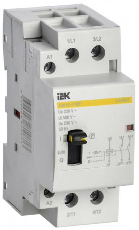 IEK KARAT Контактор модульный с ручным упр. КМ63-11МР AC KARAT
