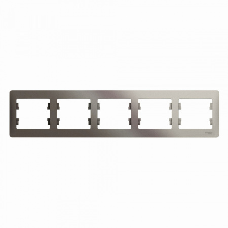 Systeme Electric Glossa Платина Рамка 5-ая, горизонтальная