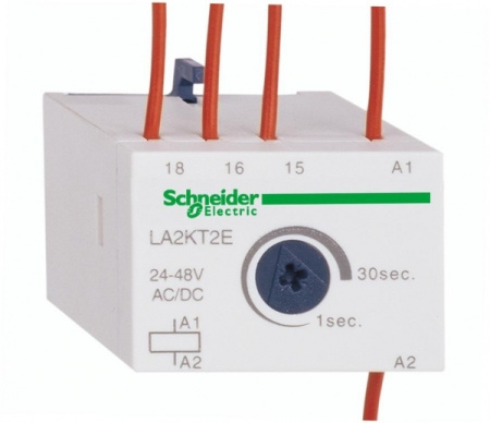 Schneider Electric Contactors K Telemecanique Блок вспомогательных контактов с выдержкой 1...30С AC/DC 24...48V