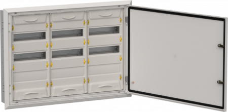 TITAN 5 Корпус мет. ЩРв-108 (3х36) 630х885х130 IP31 сер IEK