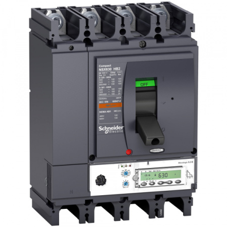 Schneider Electric Compact NS630 4P Выключатель Micrologic 5.3E 400A NSX400HB2 (100кА при 690B)