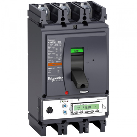 Schneider Electric Compact NS630 3P Выключатель Micrologic 6.3E 400A NSX400HB2 (100кА при 690B)