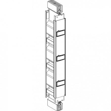 Schneider Electric Canalis Прямая секция для втычных отв. блоков, 3L+N+PER, Al, 4000А, L=2000мм