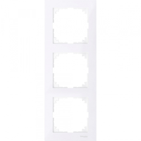 Schneider Electric Merten SM M-Pure Бриллиантовый Бел Рамка 3-ая