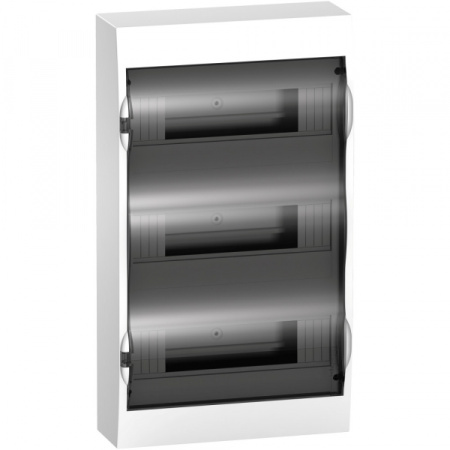 Systeme Electric EASY 9 Корпус навесной с прозрачной дверью 3ряд/36мод, IP40, IK07, 80А, 2 клеммы