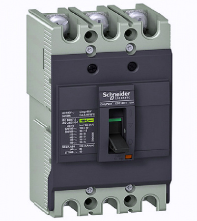 Schneider Electric EasyPact EZC 100F Автоматический выключатель 3P/3T 32A 10кA/400В