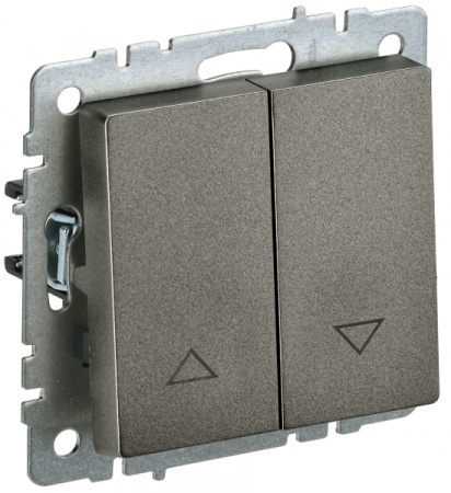 IEK BRITE BASE Темн.бронза Выключ. жалюзи 10А ВС10-1-5-БрТБ