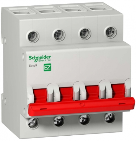 Schneider Electric EASY 9 Выключатель нагрузки 4P 125А