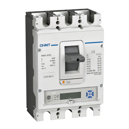 CHINT Авт. выкл. NM8N-800H EM 3P 800А 100кА с электр. расцепителем, LCD (R)