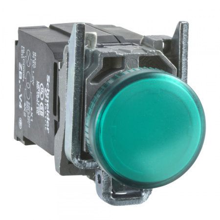Schneider Electric XB4 Лампа сигнальная 22мм с трансформатором питания зеленый XB4BV33