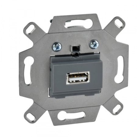 Schneider Electric M-Trend Механизм на суппорте USB 2.0 для передачи данных одинарный (MTN4581-0000)